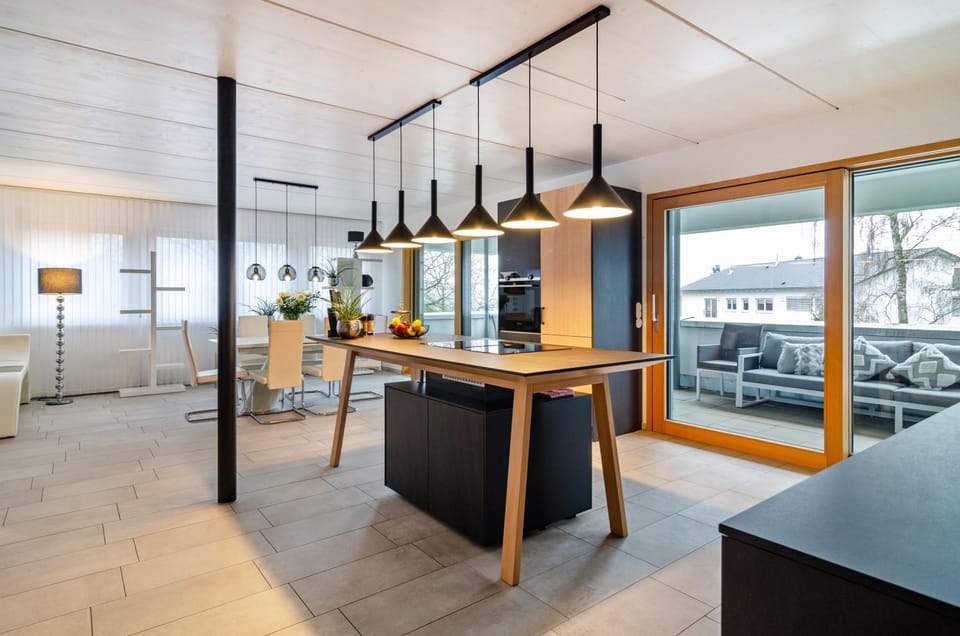 Property building, Kitchen or kitchenette, Living room