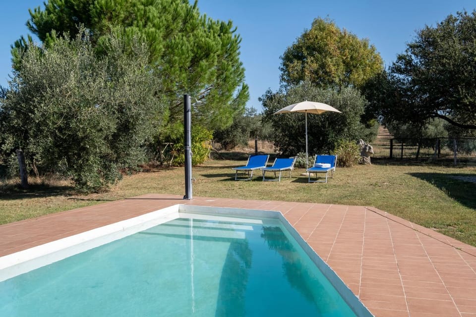 Property building, Living room, Swimming pool