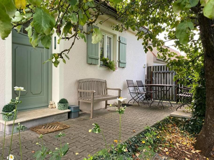 Property building, Garden, Seating area