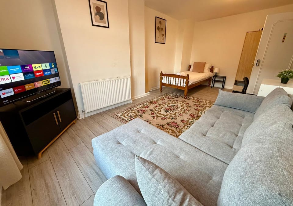 Communal lounge/ TV room, Bed, TV and multimedia, Photo of the whole room, Bedroom, wardrobe