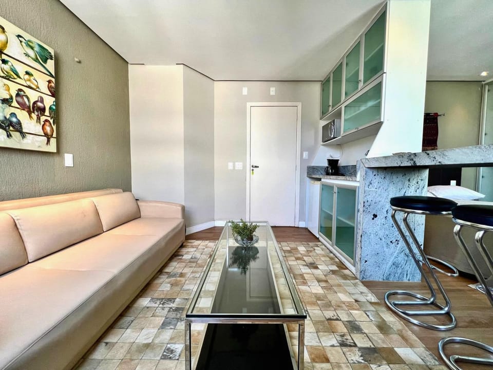 Kitchen or kitchenette, Living room, Seating area