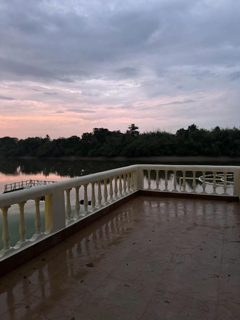 Balcony/Terrace, River view, Sunset