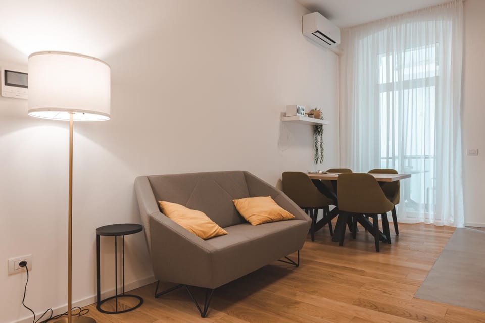 Dining area, air conditioner