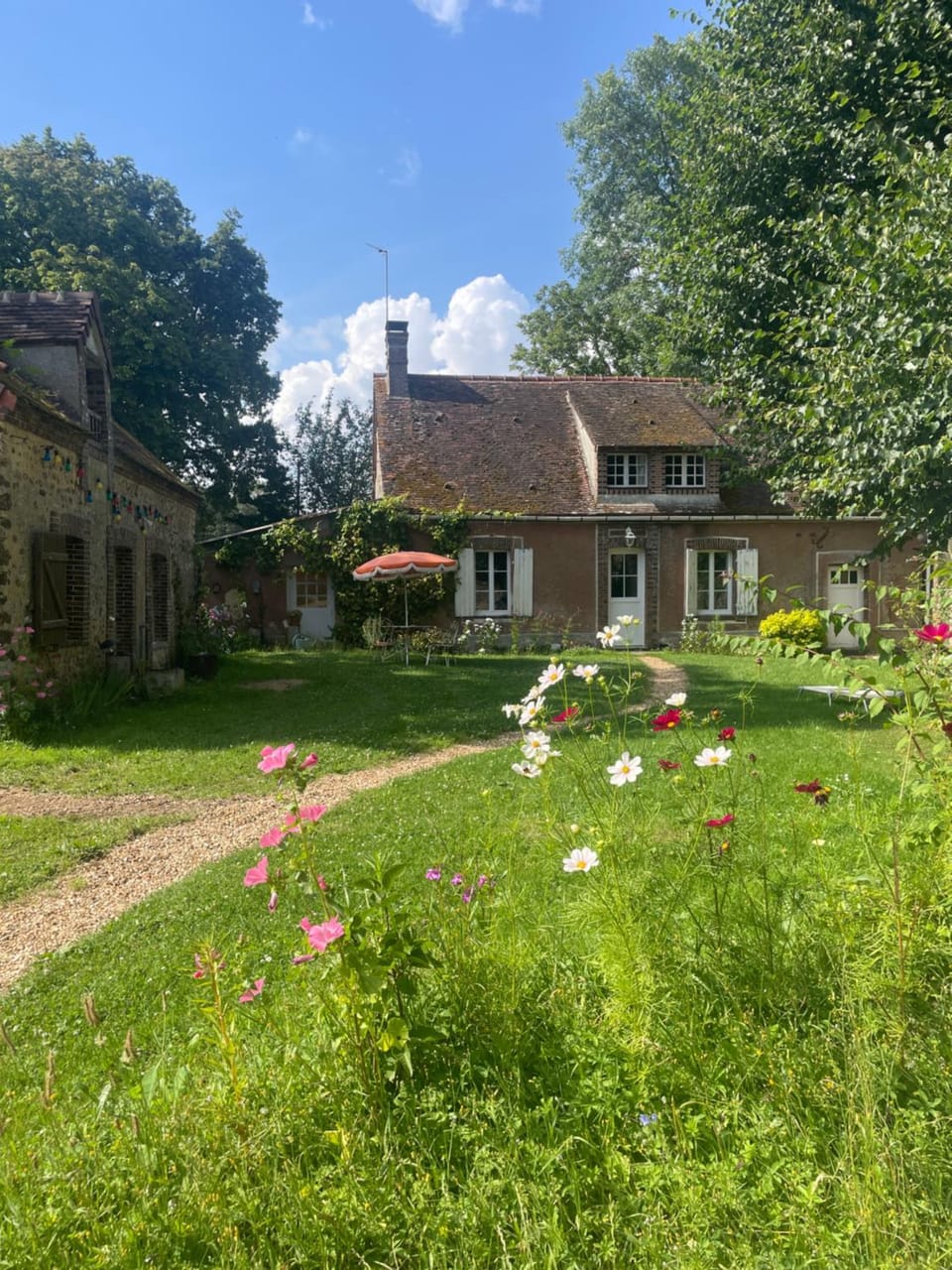Property building, Spring, Day, Natural landscape, Garden, Garden view