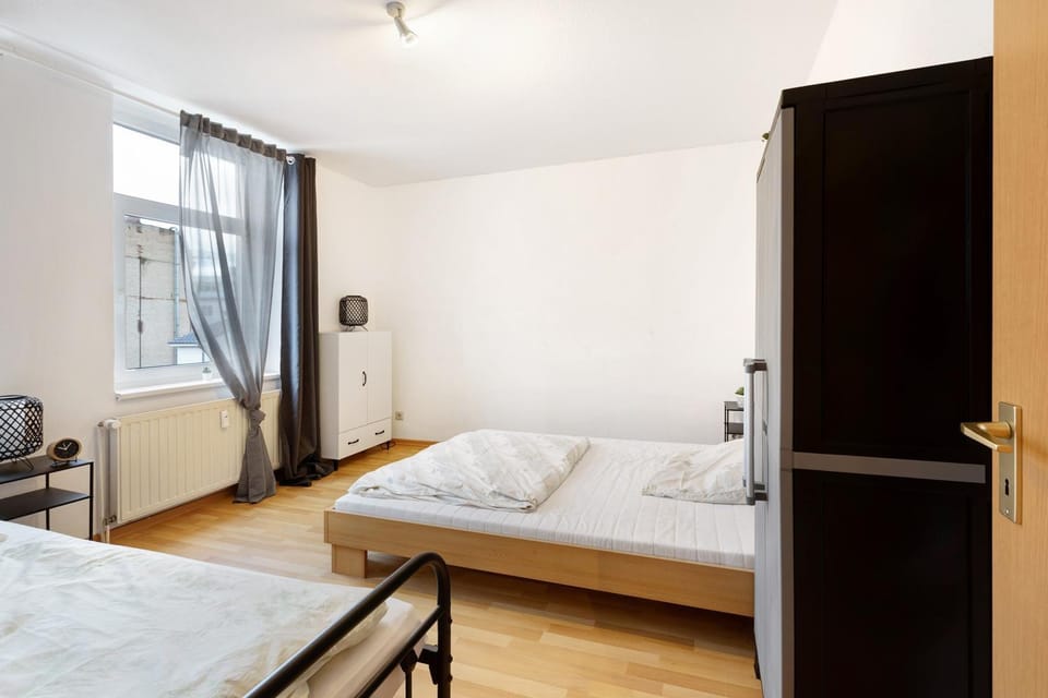 Property building, Living room, Bedroom