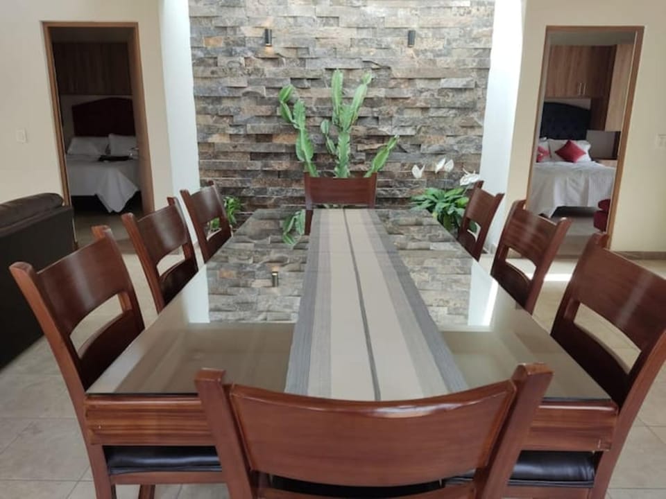 Living room, Seating area, Dining area