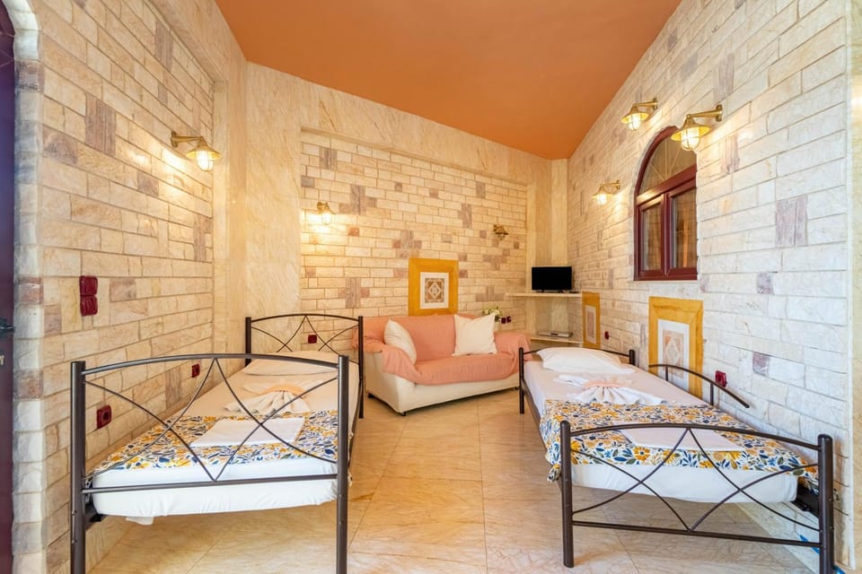 Property building, Living room, Bedroom