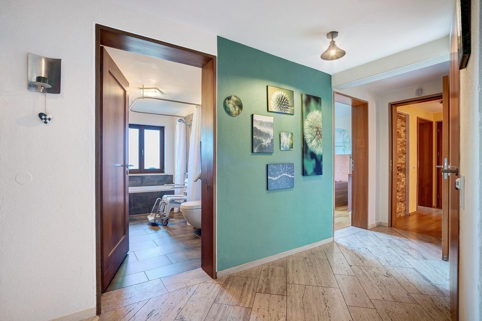 Bathroom, Living room