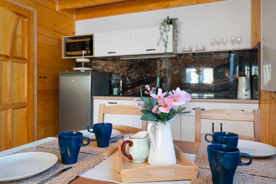 Kitchen or kitchenette, Dining area, dishwasher, minibar, pet friendly, stove