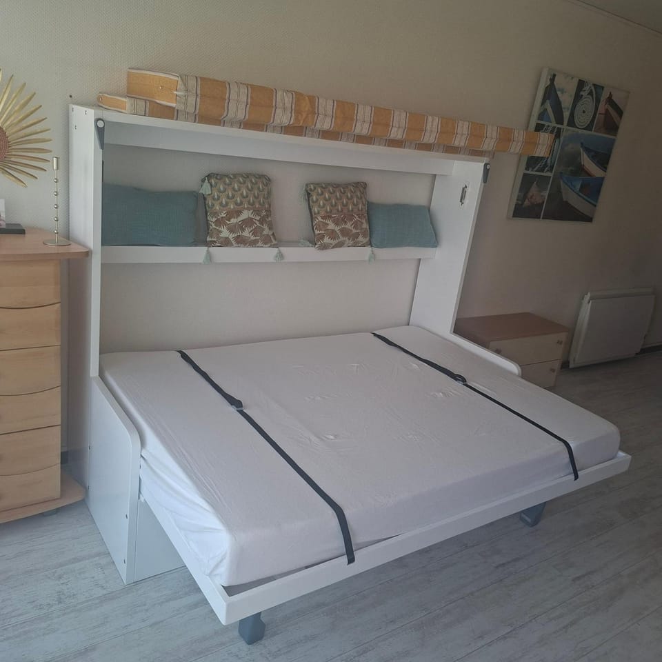 studio chambre cabine proche de tous les sites et commodités Cabin in Canet-en-Roussillon