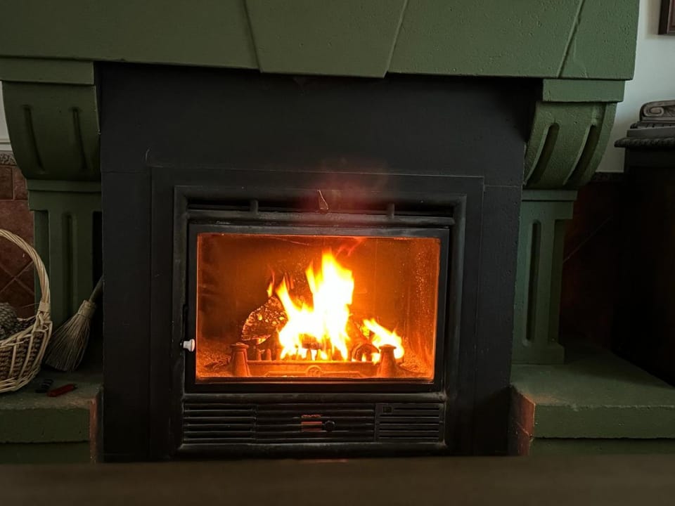 fireplace, flat iron