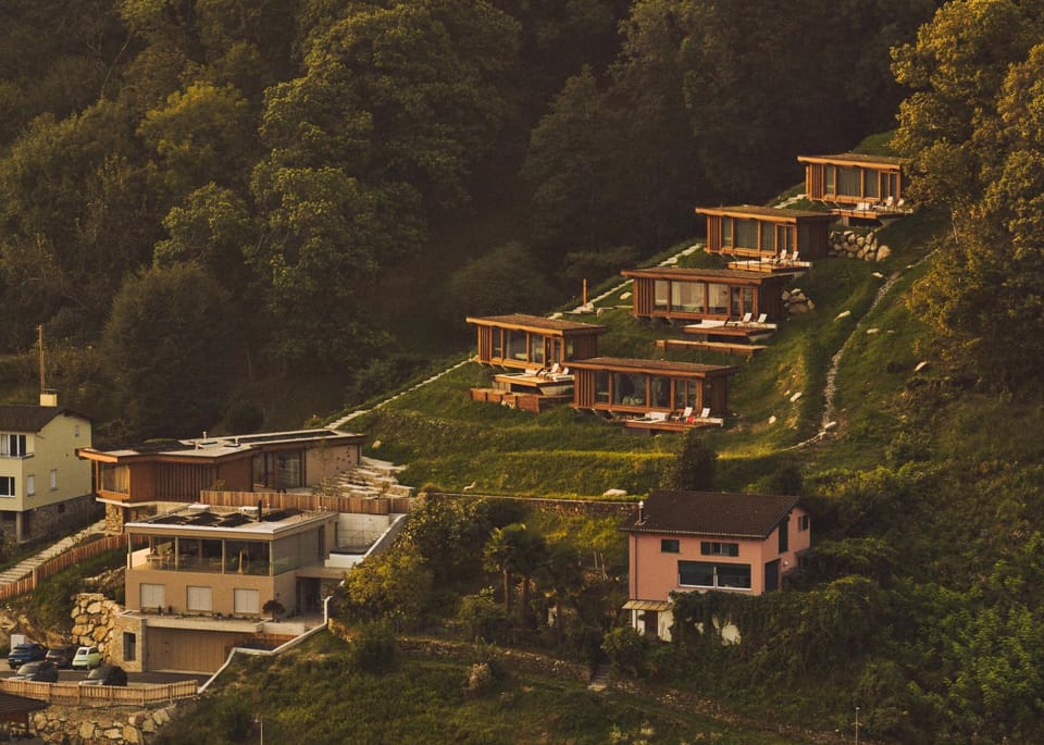 Bird's eye view, Balcony/Terrace, Garden view