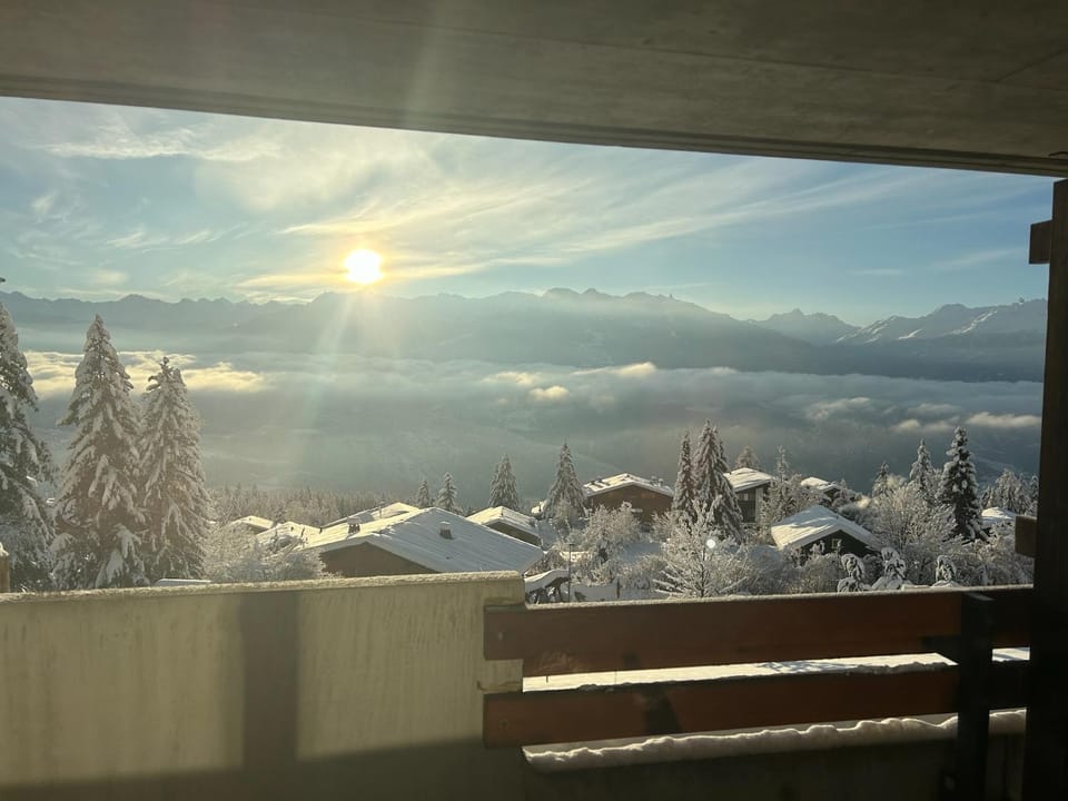 Natural landscape, Winter, Mountain view