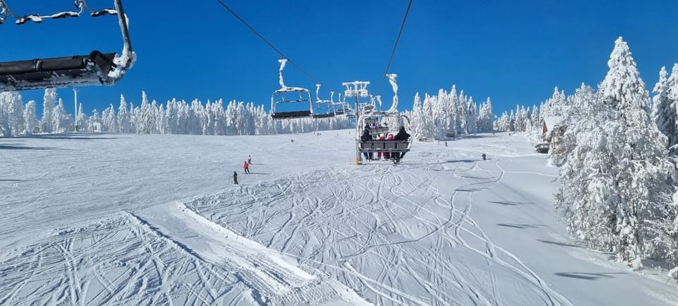 Winter, Skiing