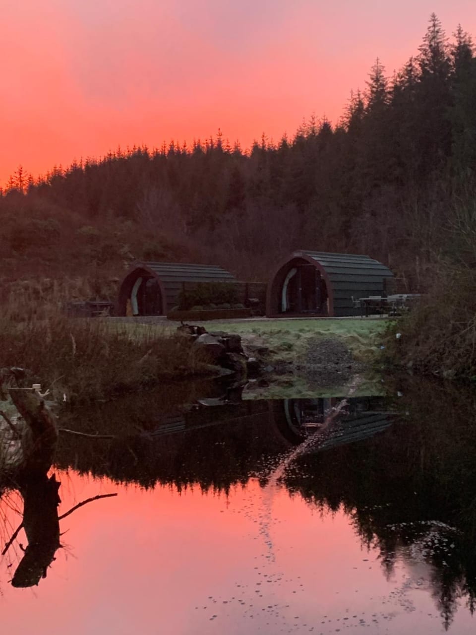 Winter, Sunset