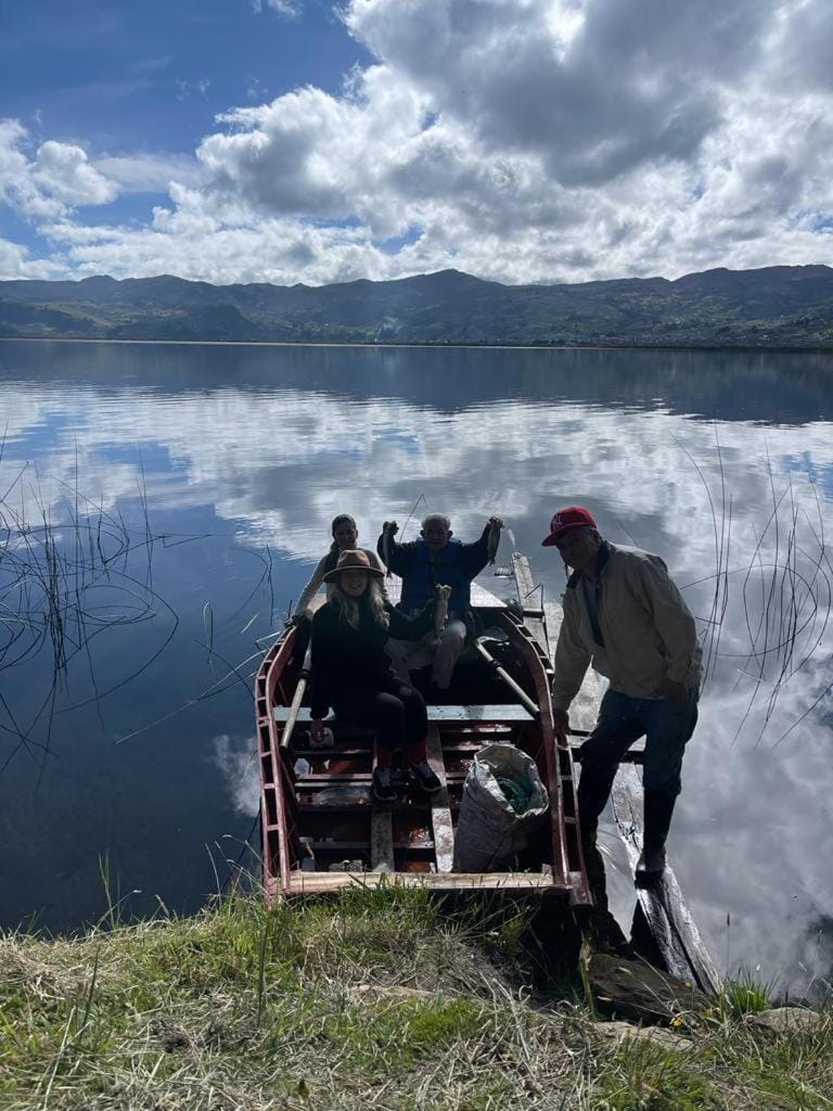 Day, People, Natural landscape, Lake view, Mountain view, group of guests