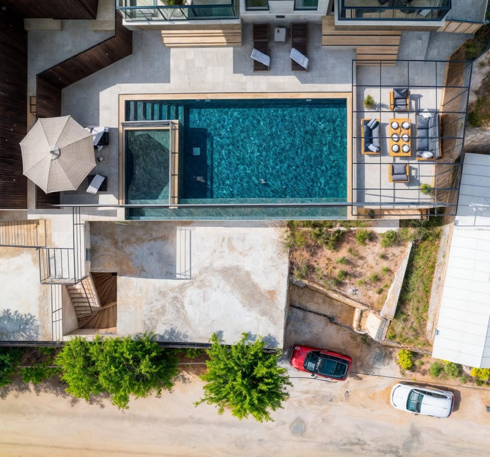 Bird's eye view, Pool view, Swimming pool