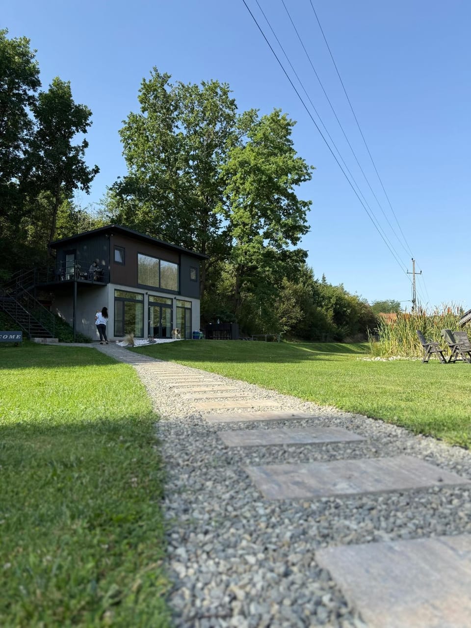 Property building, Natural landscape, Kitchen or kitchenette, Garden view