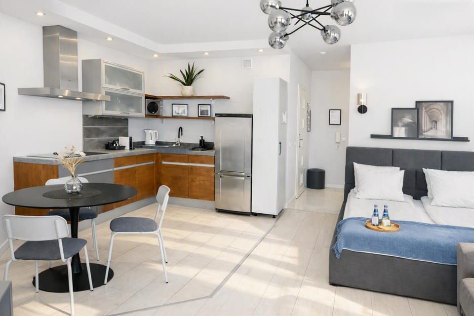 Bed, Coffee/tea facilities, Kitchen or kitchenette, Living room, Dining area, Bedroom, stove