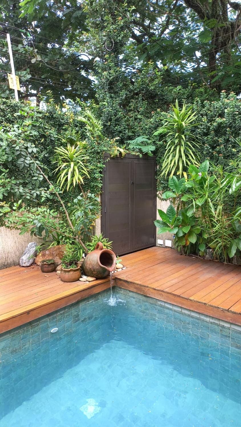 Casa com piscina -100 metros da praia. House in State of São Paulo