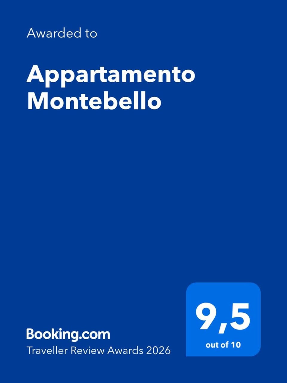 Living room, Certificate/Award