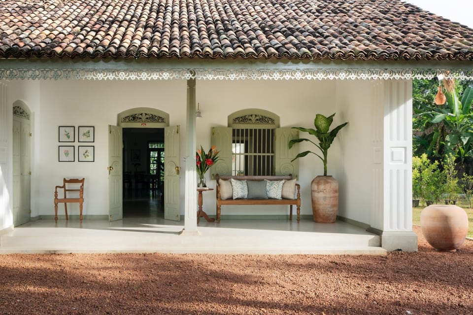 Property building, Garden view