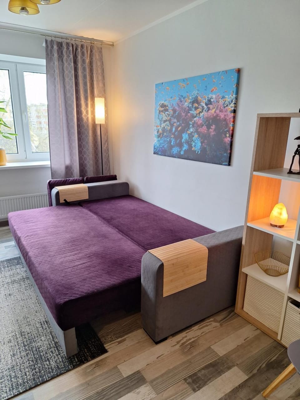 Bed, Living room