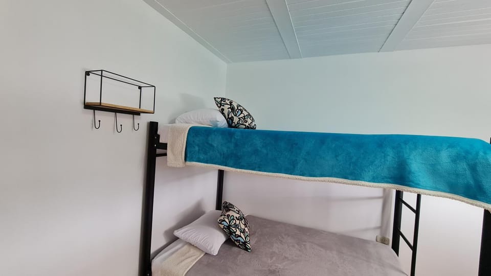 Photo of the whole room, bunk bed