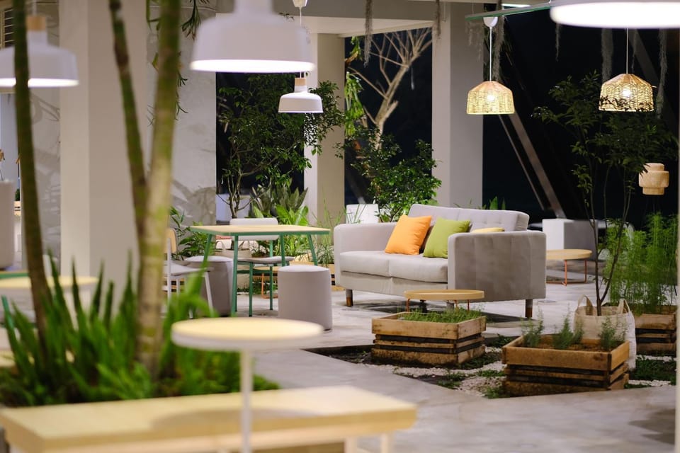 Property building, Seating area, Garden view