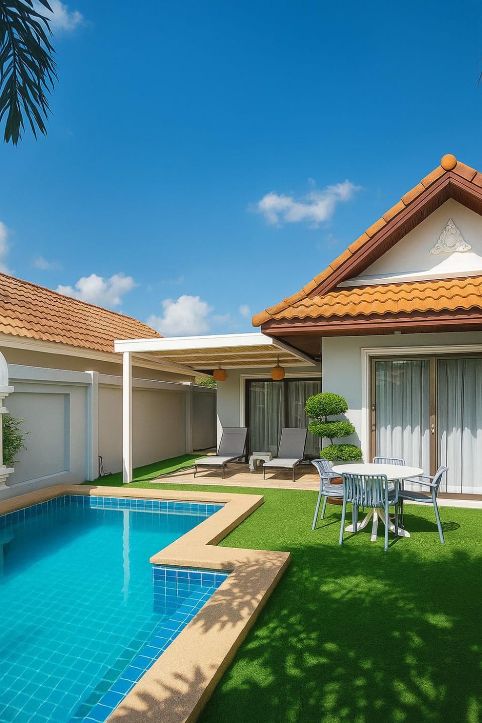 View Talay 2-BR Luxury Villa Private Pool-5 Min To Beach Villa in Pattaya City