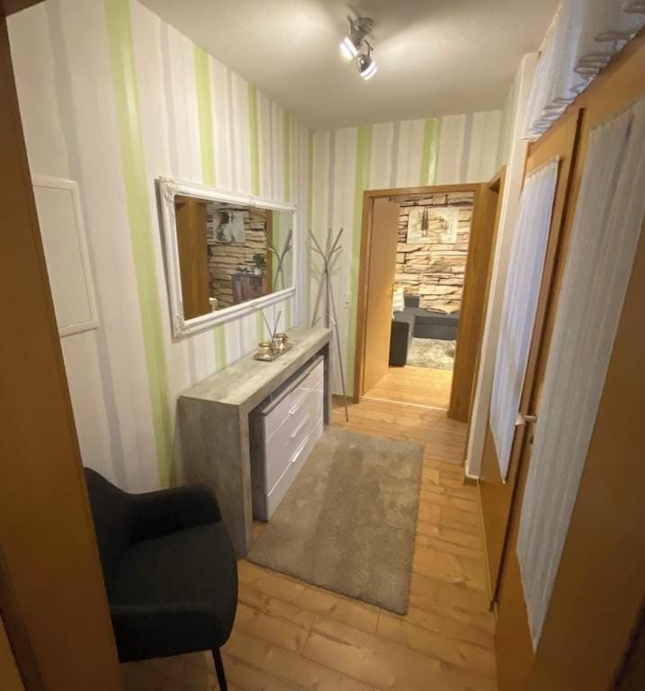 Kleines Apartment mit begehbarer Dusche im Schlafzimmer Apartment in Baden-Württemberg