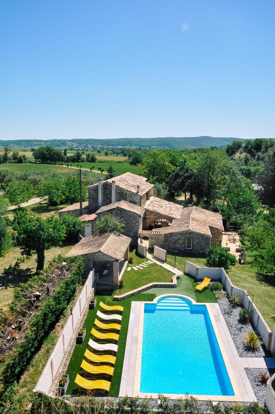 Property building, Patio, Swimming pool
