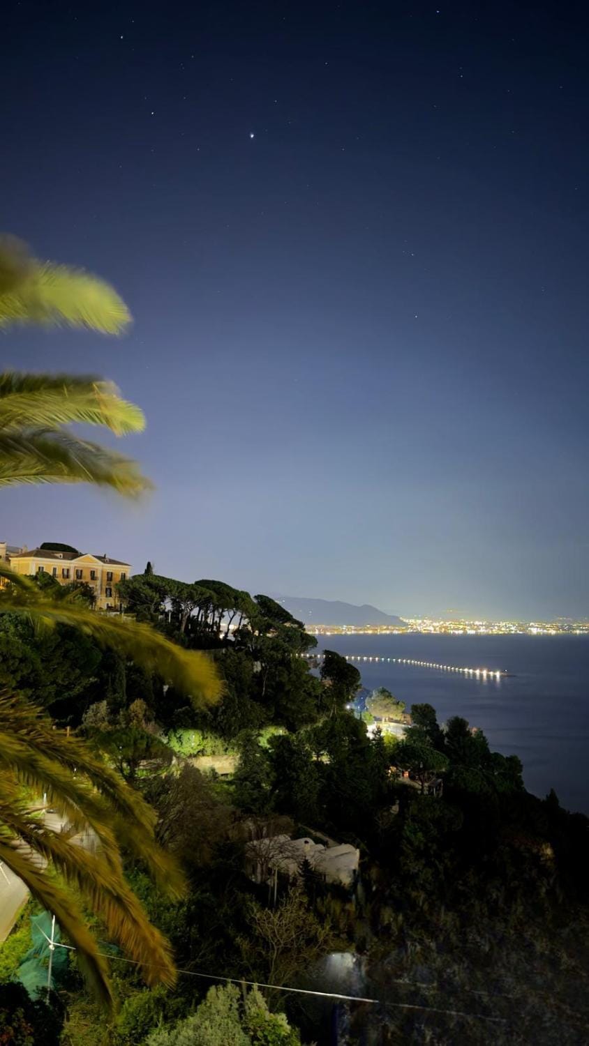 Night, Natural landscape, Balcony/Terrace, Sea view
