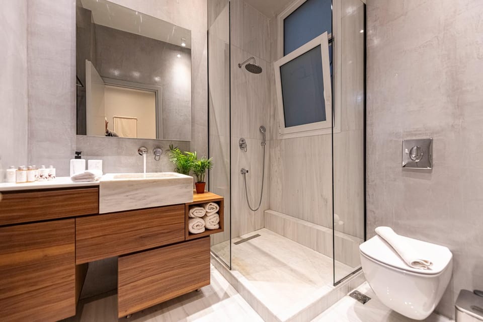 Shower, Toilet, Bathroom, microwave