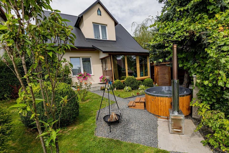 Property building, Garden view