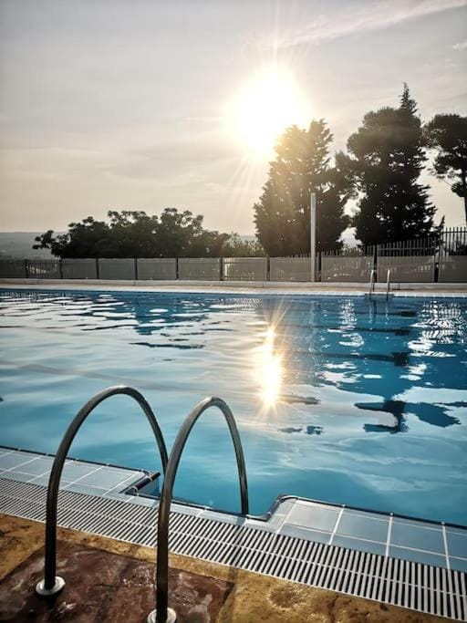Pool view, Swimming pool, Sunset
