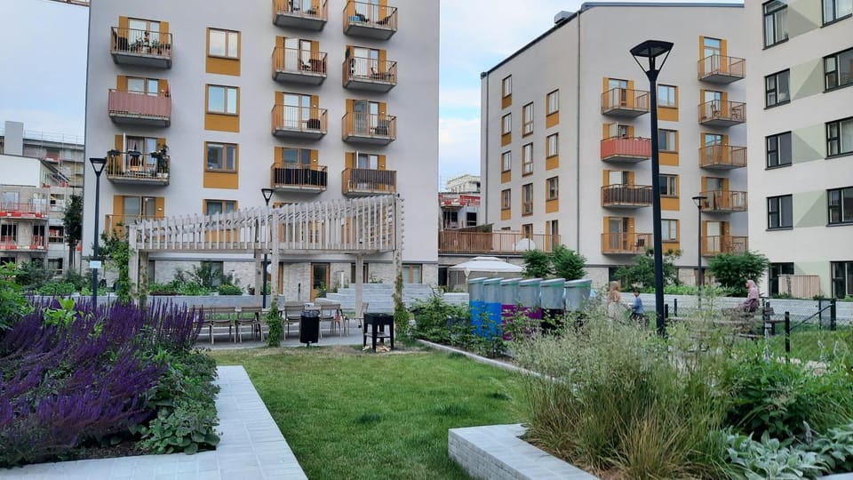 Property building, Children play ground, Garden, Garden view