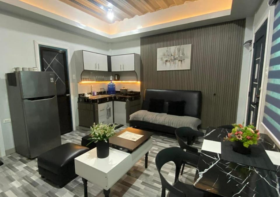 Living room, kitchen