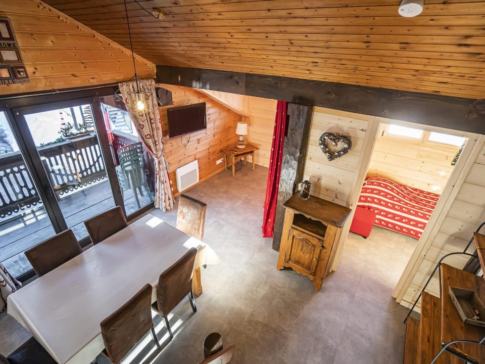 Appartement cosy 3 pièces, 7 pers, proche télécabine - FR-1-676-104 Cabin in Châtel