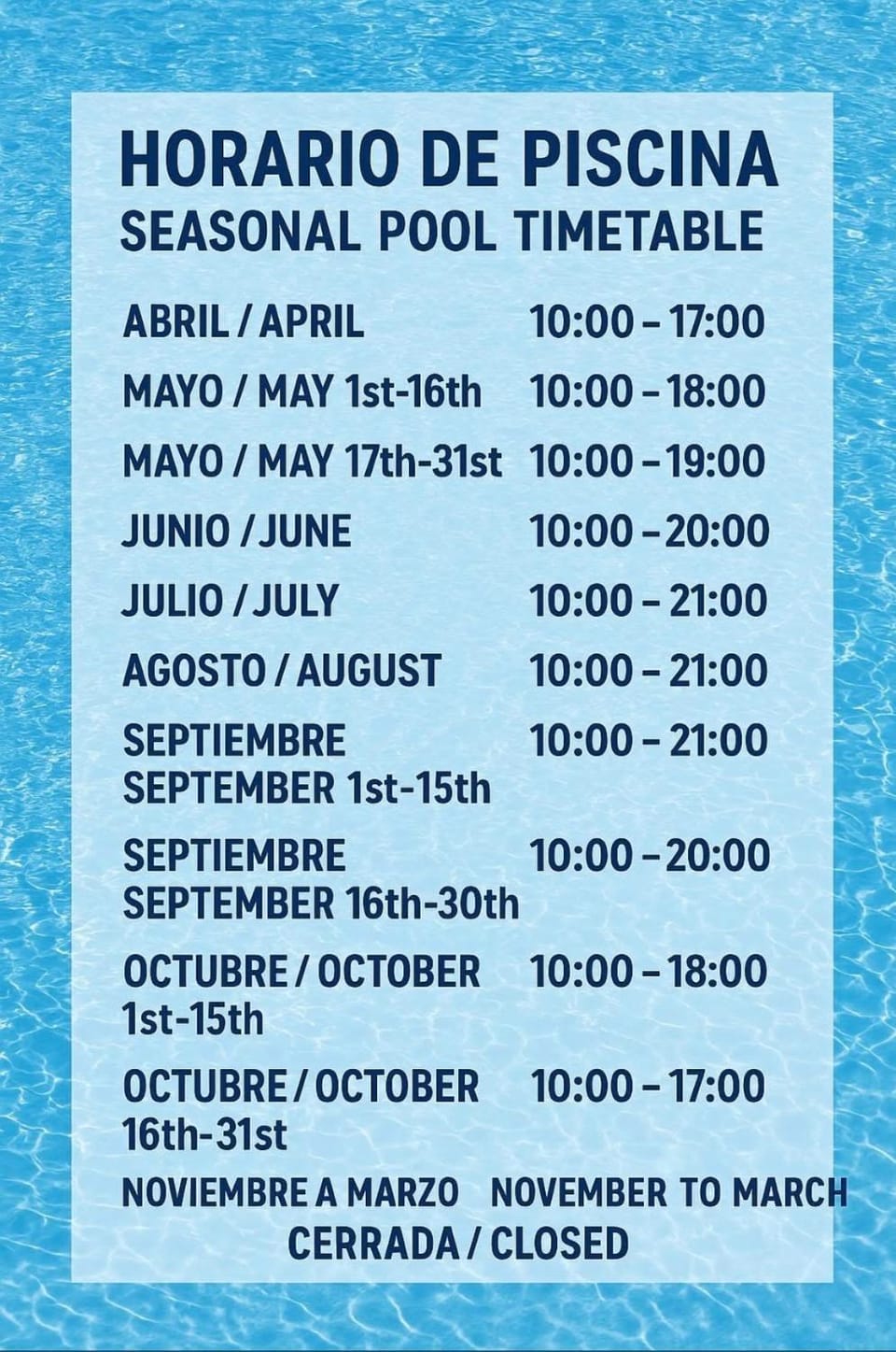 Swimming pool