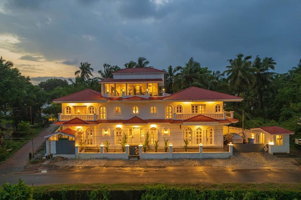 SaffronStays The White Whale Villa in Goa, India