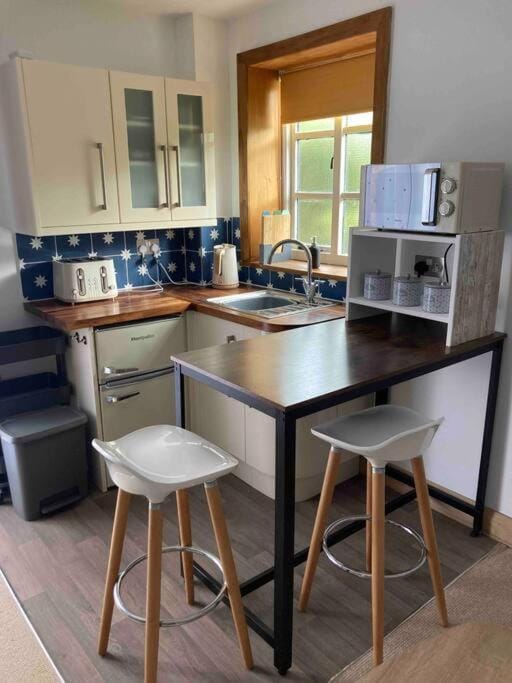 Kitchen or kitchenette, minibar, toaster