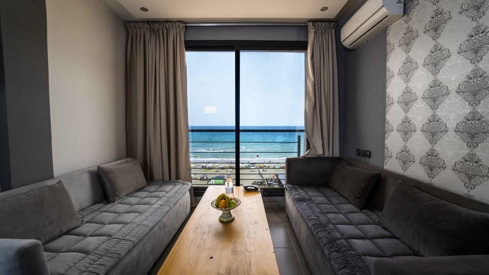 Natural landscape, Seating area, Sea view