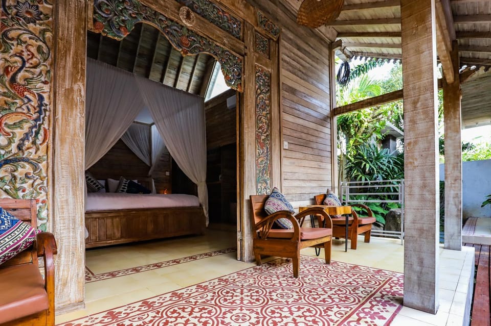 Patio, Day, Garden, View (from property/room), Balcony/Terrace, Living room, Seating area, Garden view