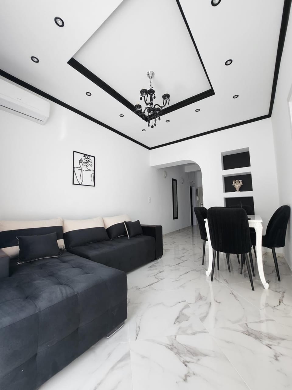 Kavala Black and White apartment Apartment in Kavala