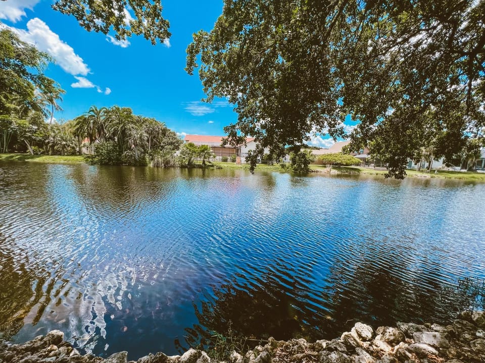 Day, Natural landscape, Lake view