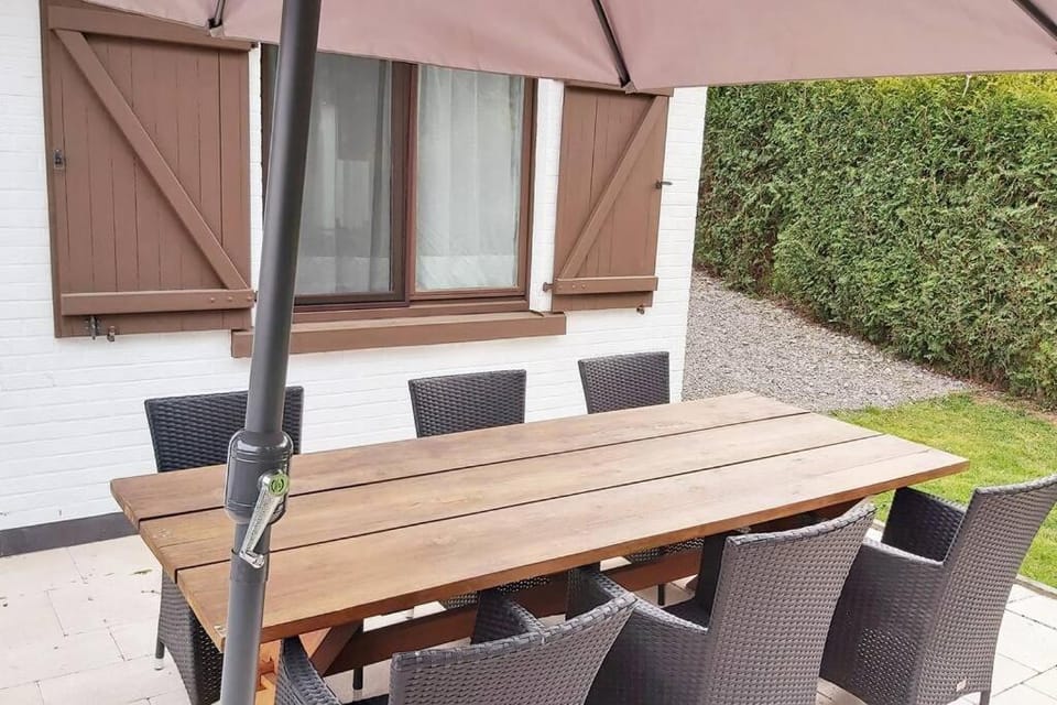 Spring, Garden, Balcony/Terrace, Dining area, Garden view