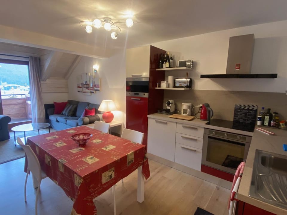 Superbe duplex lumineux pour 8 pers., face aux pistes, parking inclus - FR-1-445-198 Apartment in Montgenèvre
