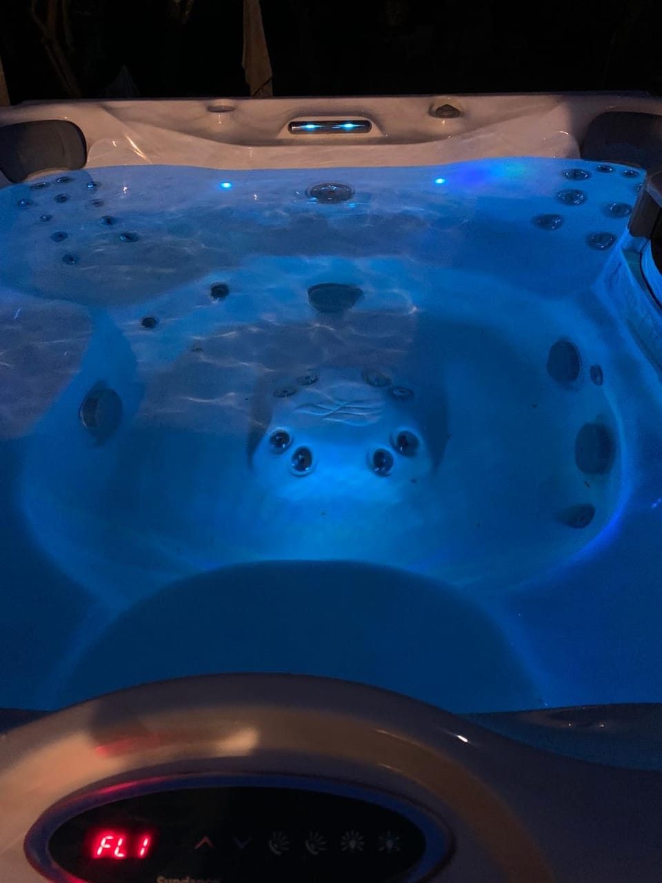Night, Hot Tub