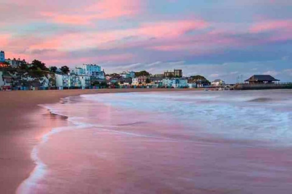 Natural landscape, Beach, Sunrise